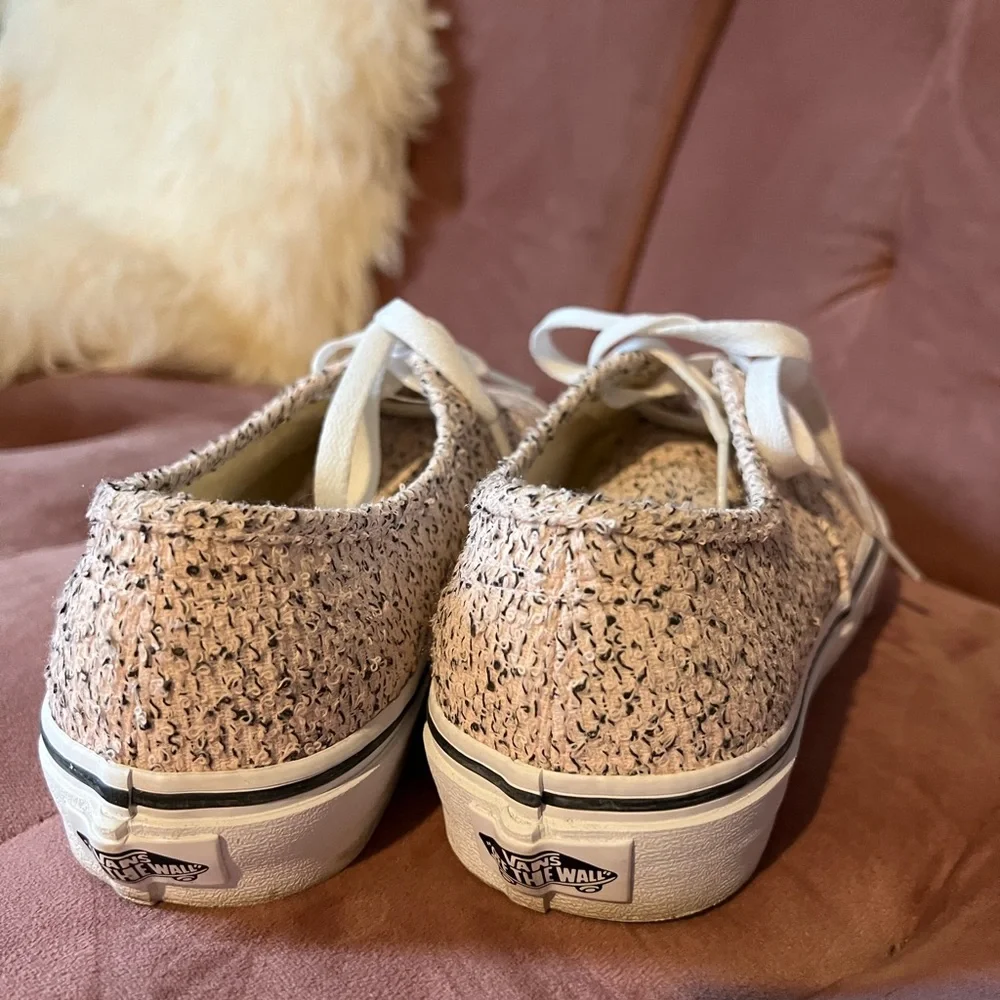 VANS Old Skool Pink Sweater Sneaker - Picture 5 of 6
